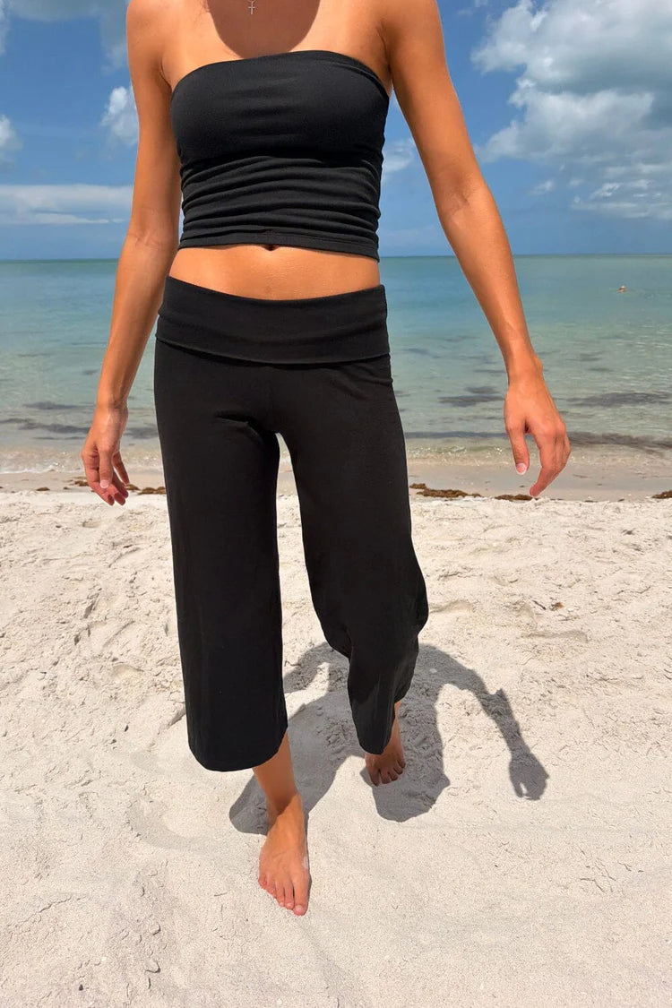 BRANDY Priscilla Capri Pants- black