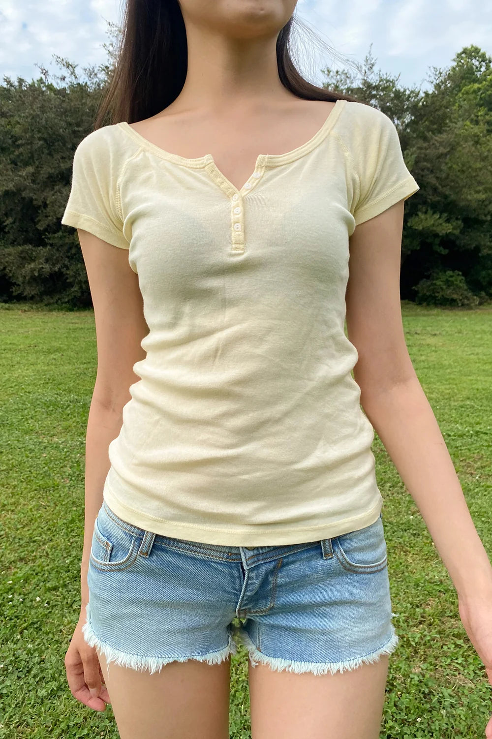 BRANDY Ginny Top- YELLOW