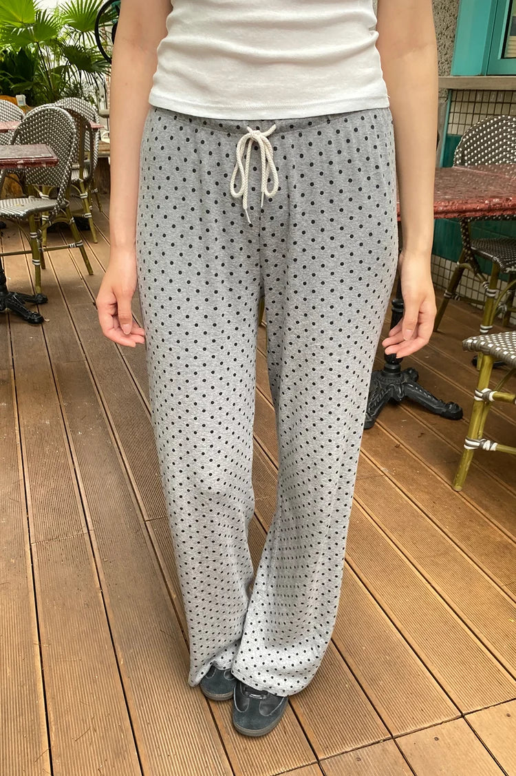 BRANDY Anastasia Polka Dots Pants- GRAY
