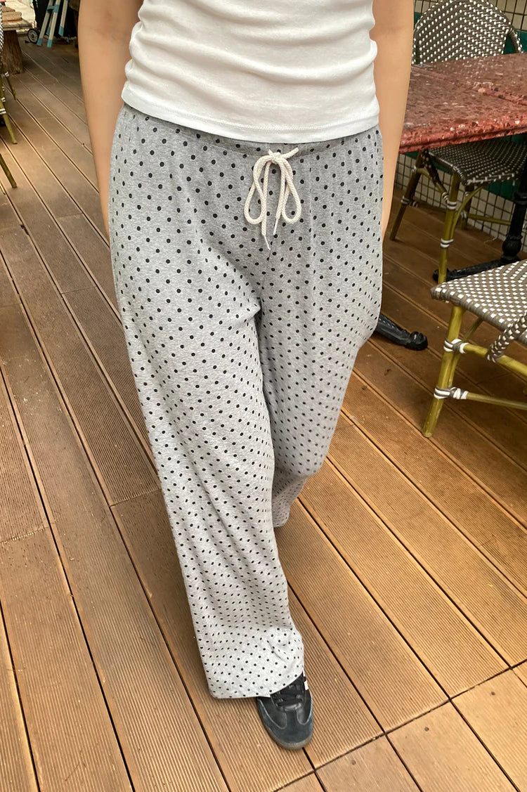 BRANDY Anastasia Polka Dots Pants- GRAY