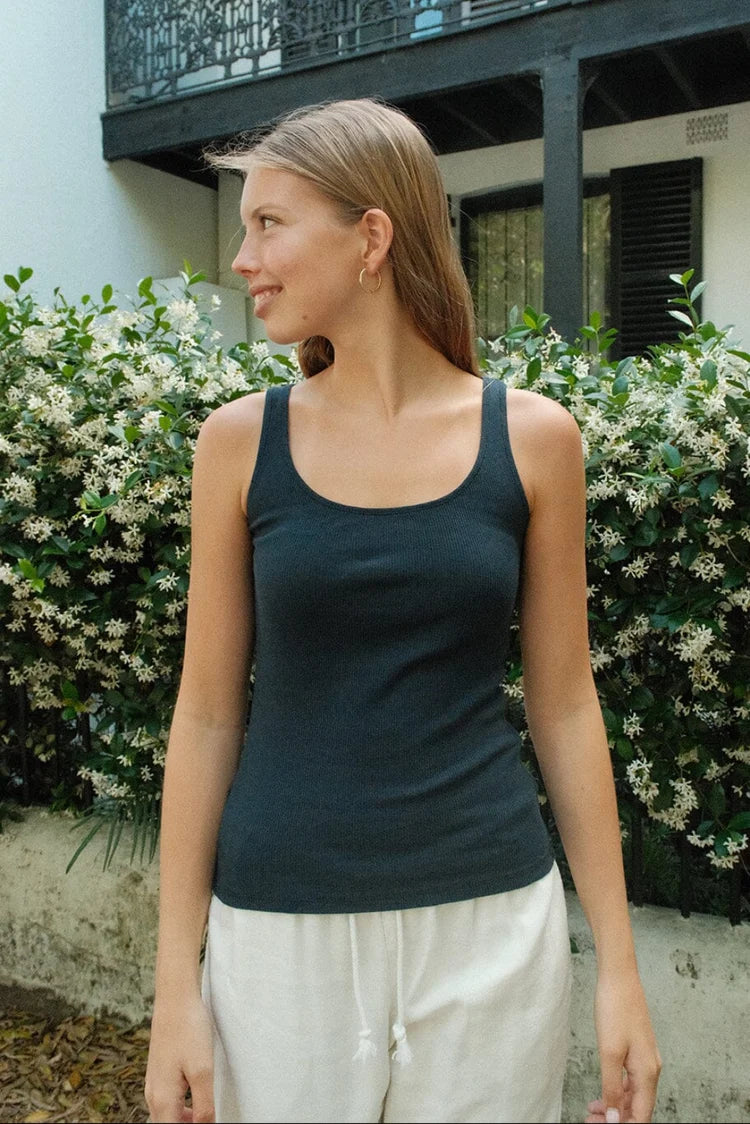 BRANDY Beyonca Tank - Navy