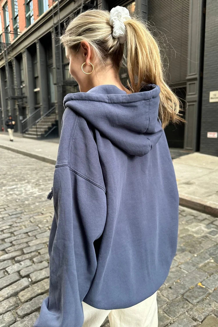 BRANDY Christy Hoodie- NAVY