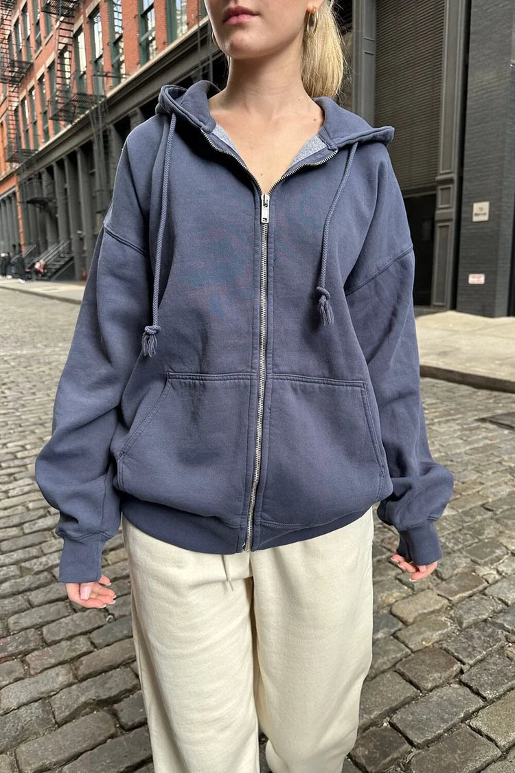 BRANDY Christy Hoodie- NAVY