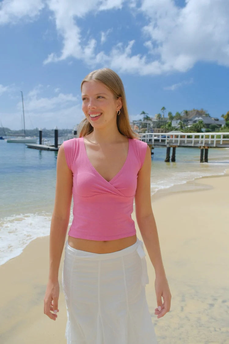 BRANDY Amara Tank - Rose Pink