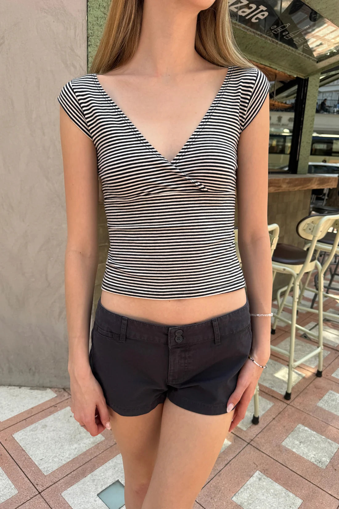 BRANDY Amara Striped Top
