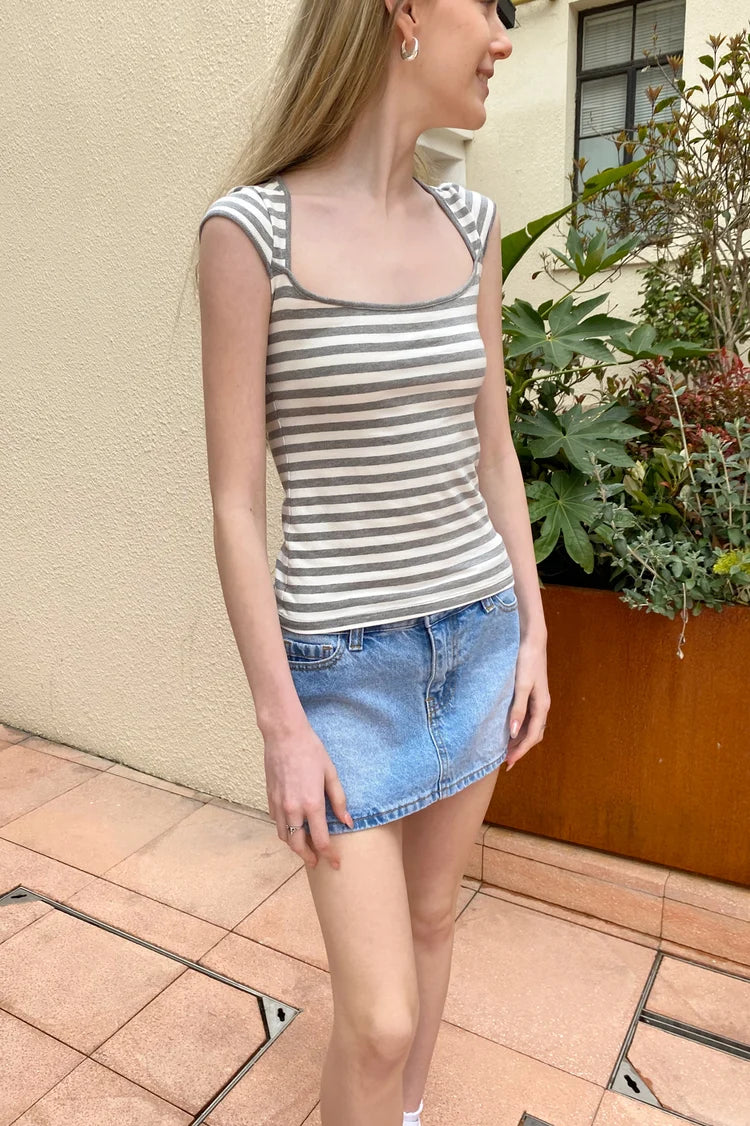 BRANDY Ella Striped Top