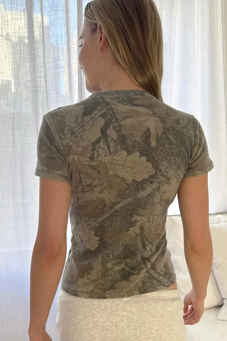 BRANDY Jasmine Camouflage Top - Camouflage