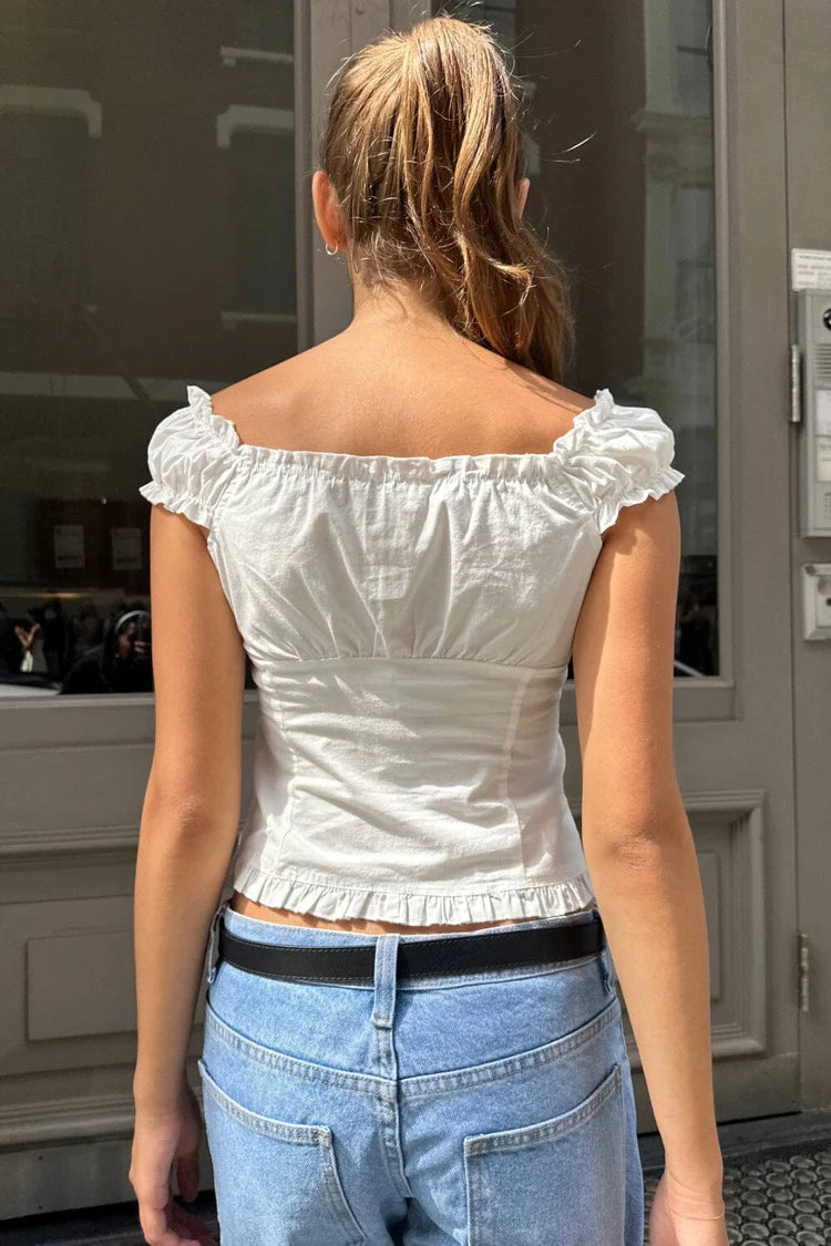 BRANDY WHITE ELENA TOP