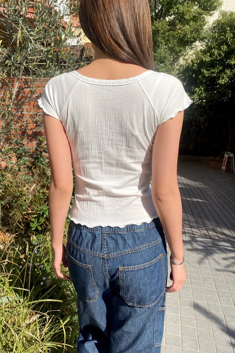 BRANDY Lani Top - White / S