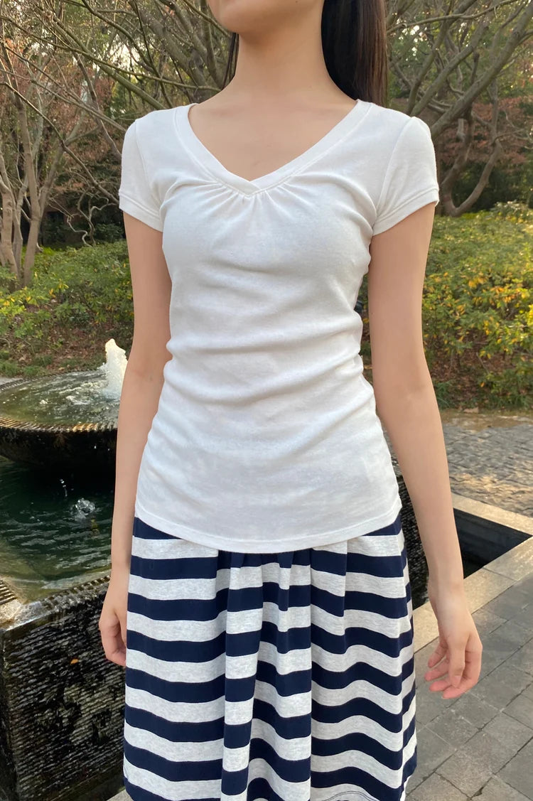 BRANDY Safiya Top  -WHITE