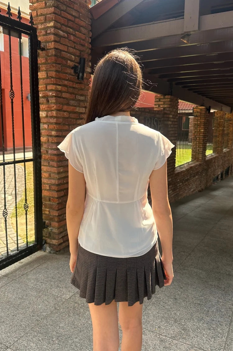 BRANDY MELVILLE Lia Top- WHITE