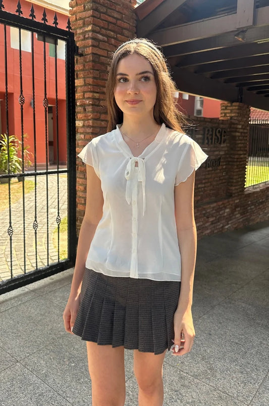 BRANDY MELVILLE Lia Top- WHITE