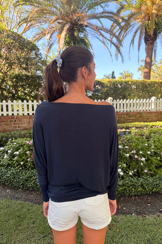 BRANDY Aina Top  -NAVY