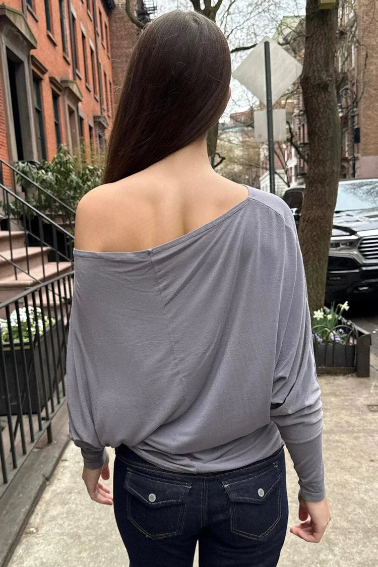 BRANDY Aina Top  -CEMENT GRAY
