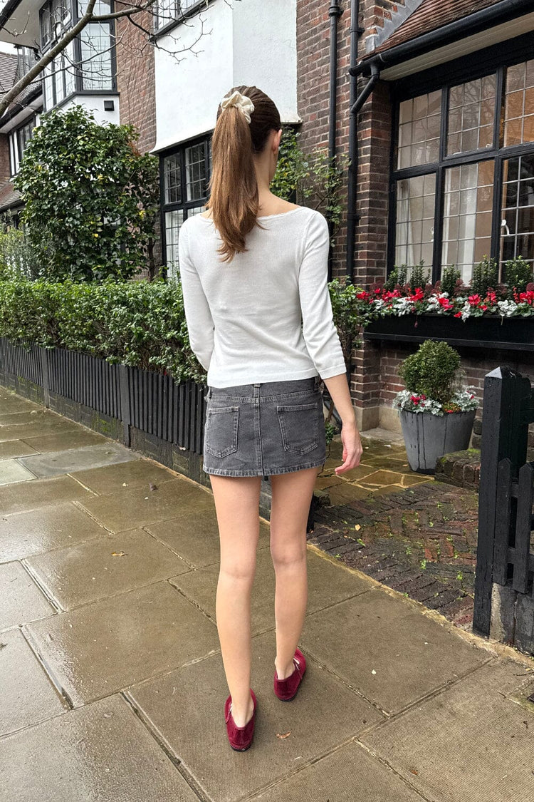 BRANDY Malia Denim Mini Skirt
