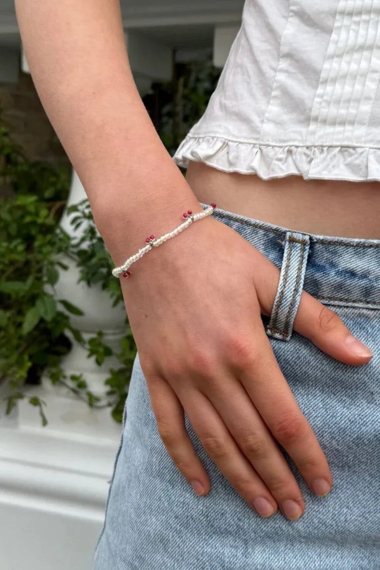 BRANDY Cherry Beaded Bracelet