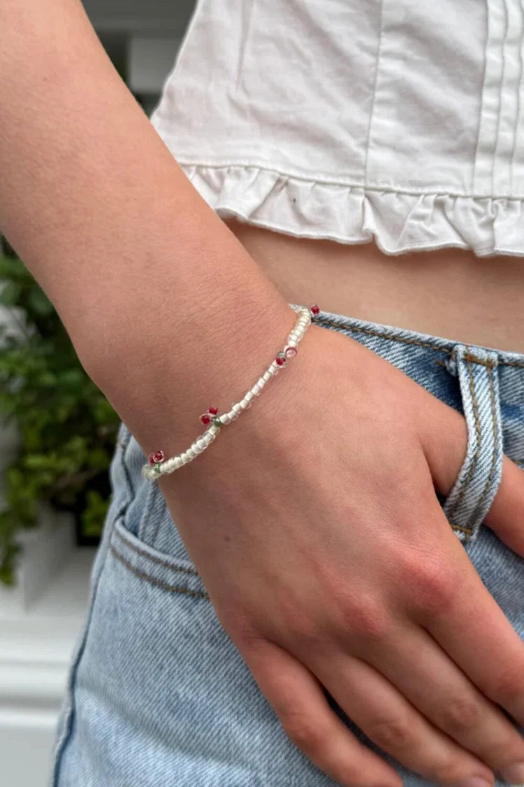 BRANDY Cherry Beaded Bracelet