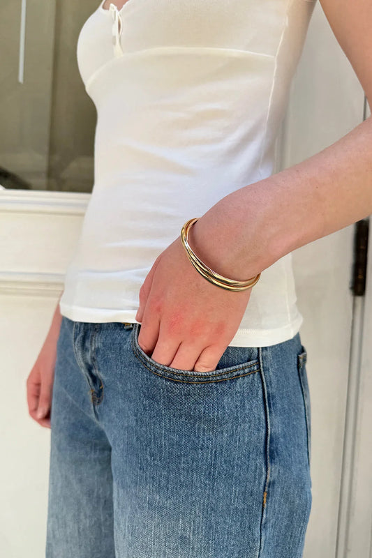 BRANDY DOUBLE INTERLACED BRACELET