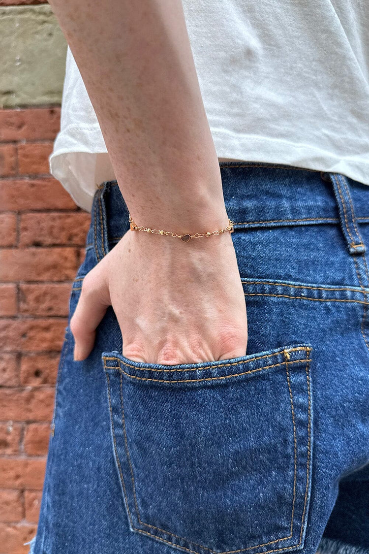 BRANDY Hearts Bracelet -GOLD
