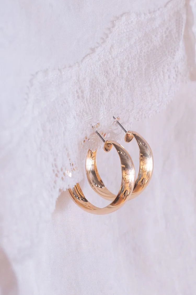 BRANDY Hoop Earrings -GOLD