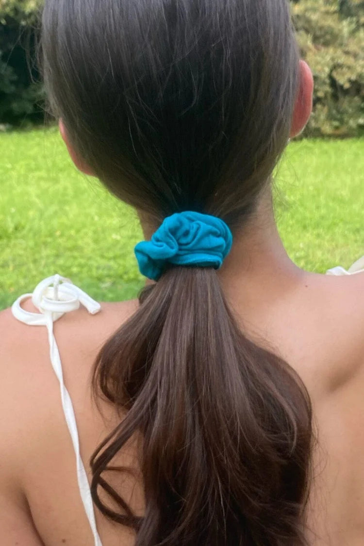 BRANDY Blue Scrunchie