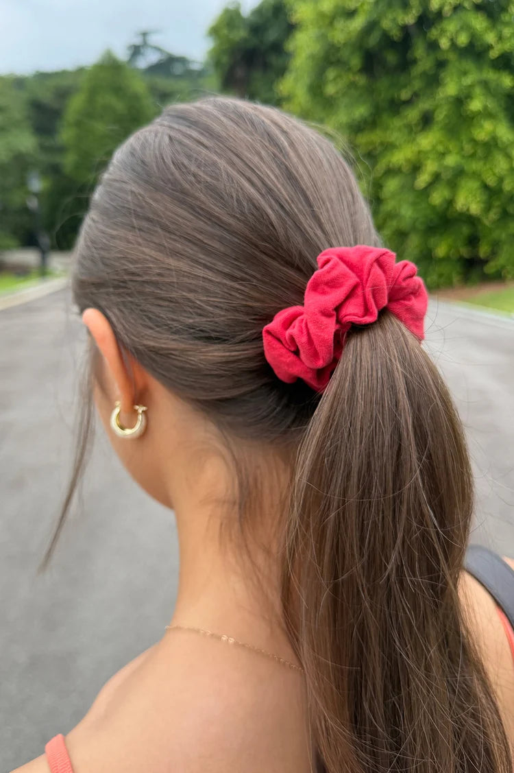 BRANDY Red Scrunchie