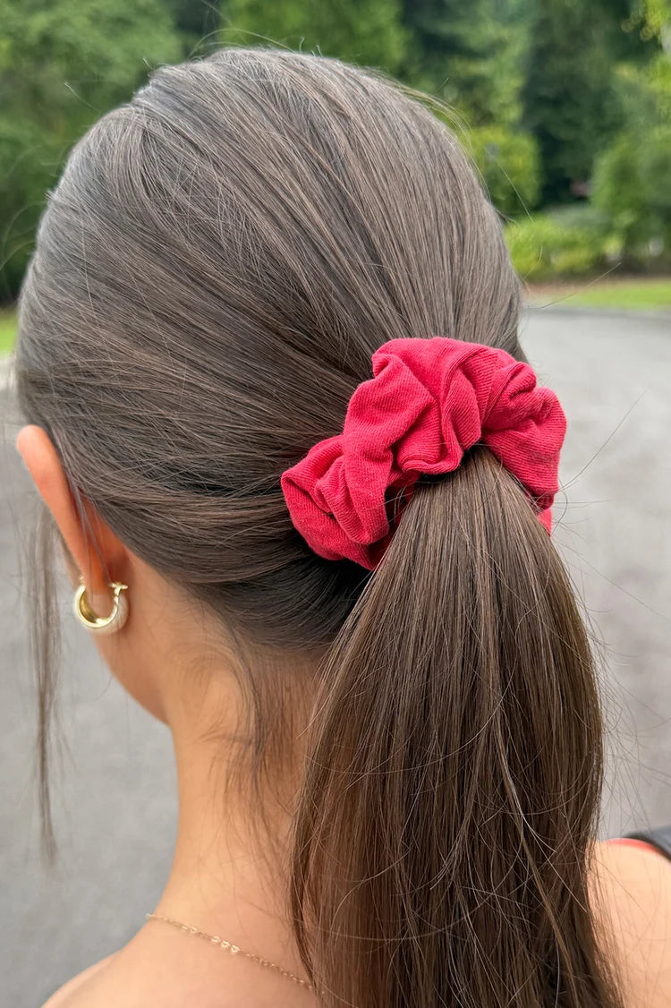 BRANDY Red Scrunchie