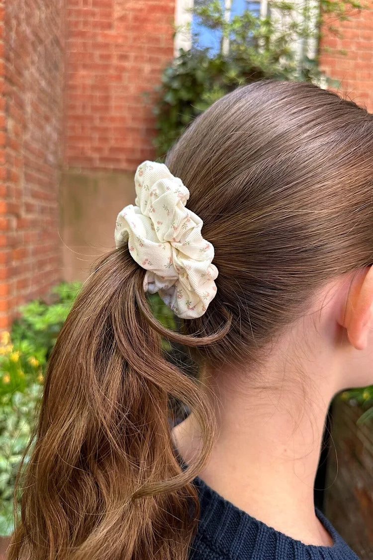BRANDY Floral Scrunchie -  -CREAM FLORAL