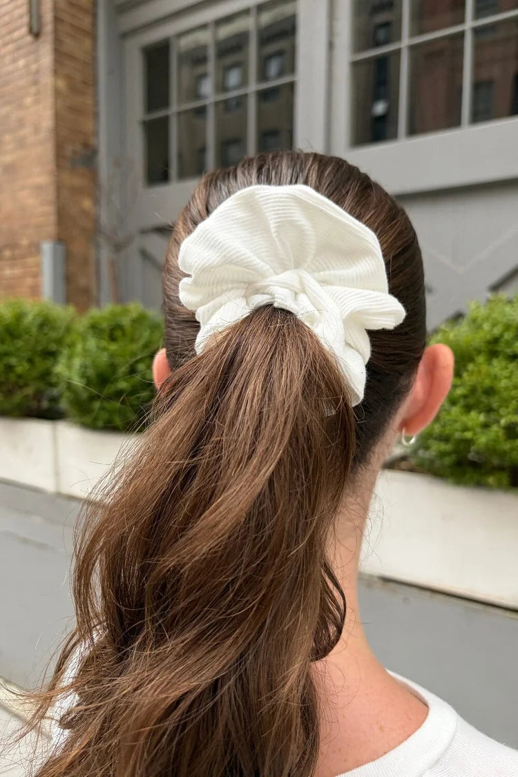 BRANDY Basic Scrunchie  -ICE GRAY