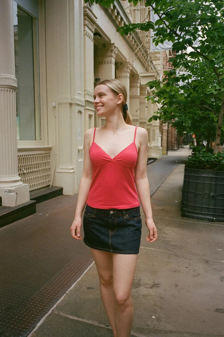 BRANDY Amara Tank - Hot Pink
