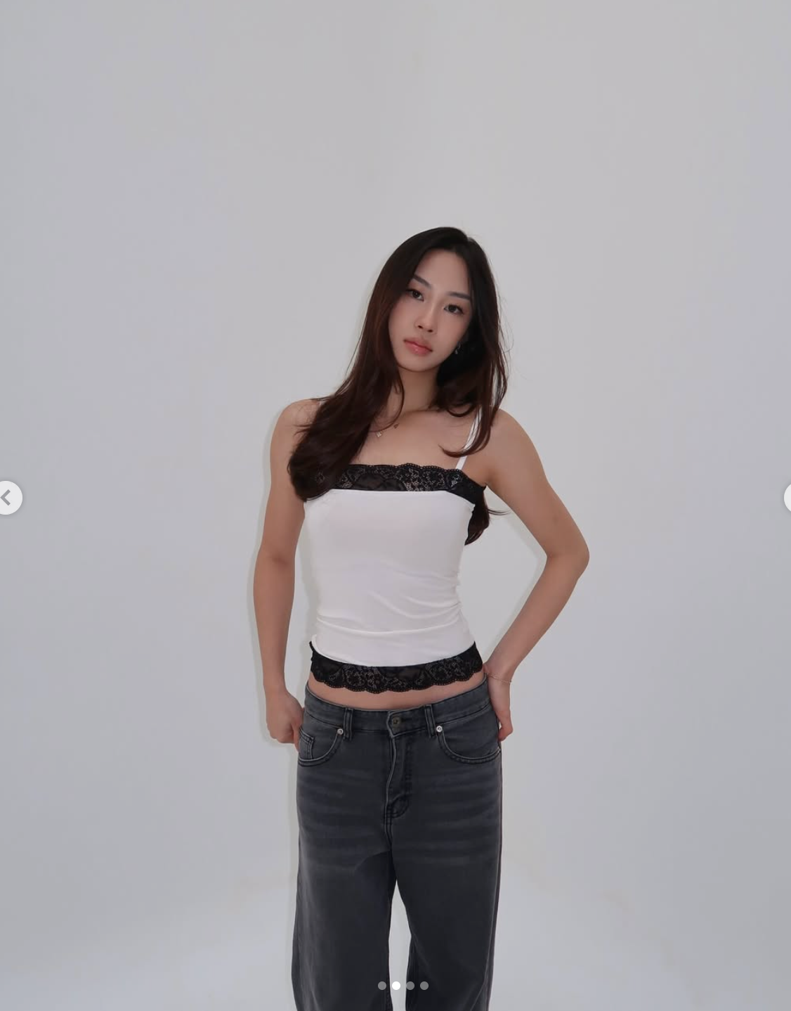 MAISON CHER Lover Sheer Tank