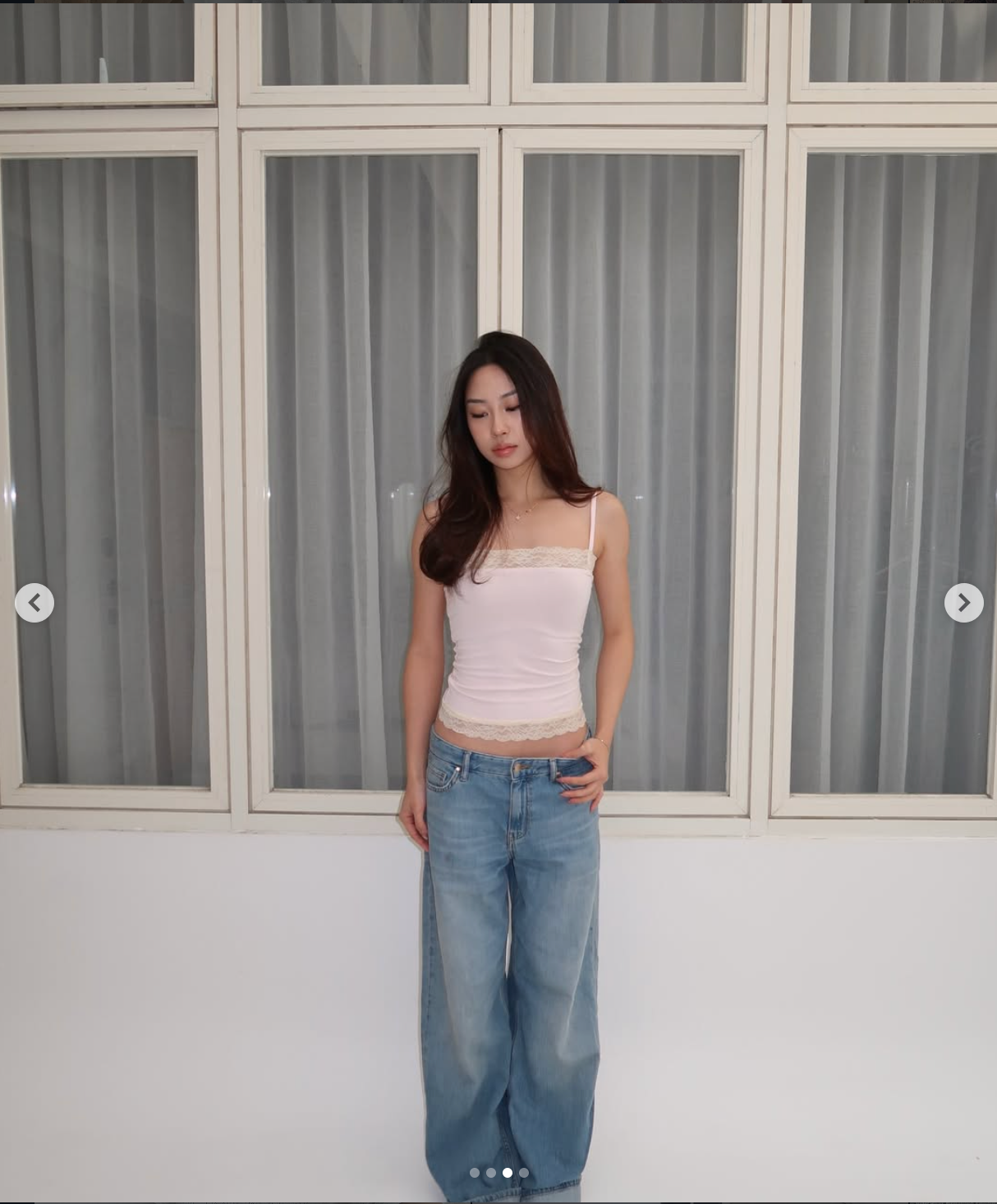 MAISON CHER Lover Sheer Tank