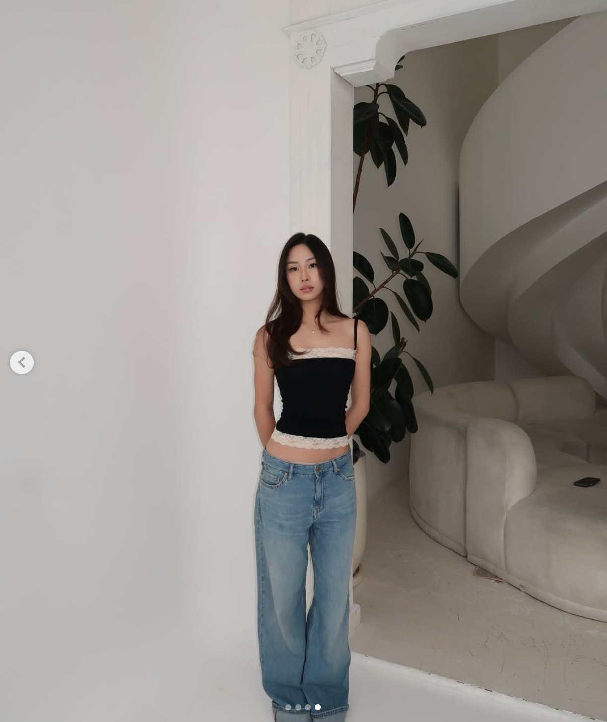 MAISON CHER Lover Sheer Tank