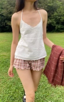 BRANDY Arabella Tank - White