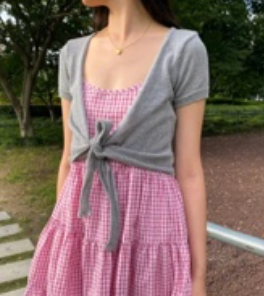 BRANDY Greta Top - Grey