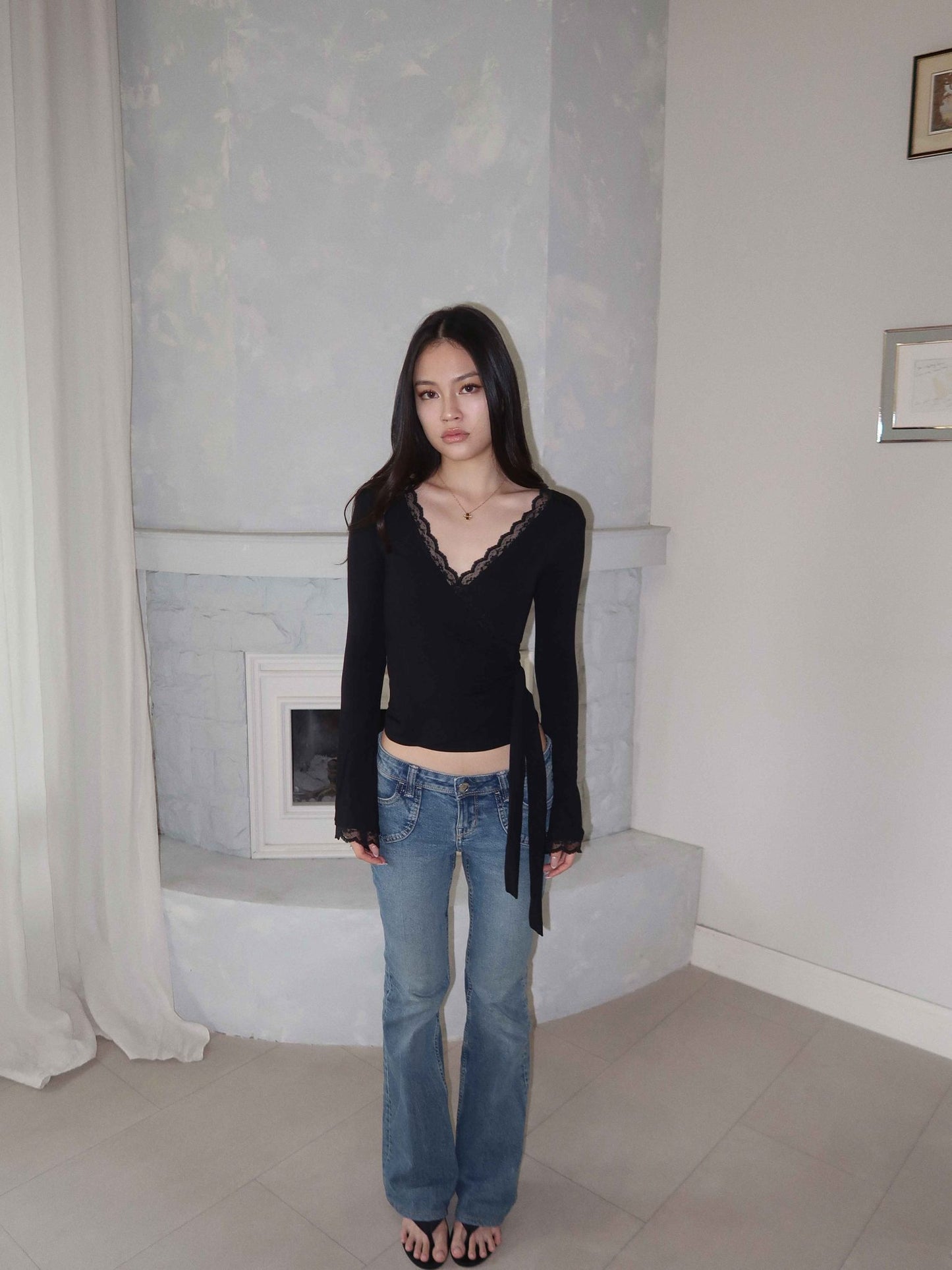 Studio Rue Wrap Lace Top