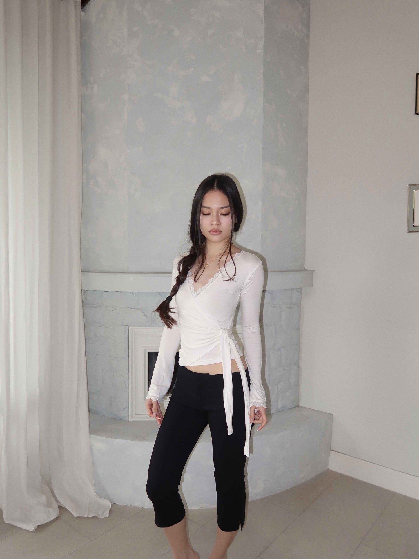 Studio Rue Wrap Lace Top