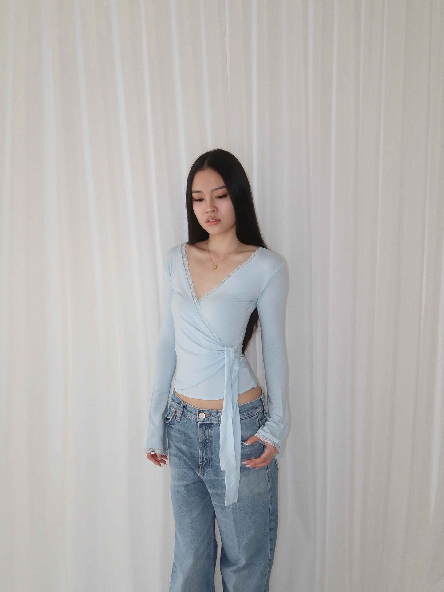Studio Rue Wrap Lace Top
