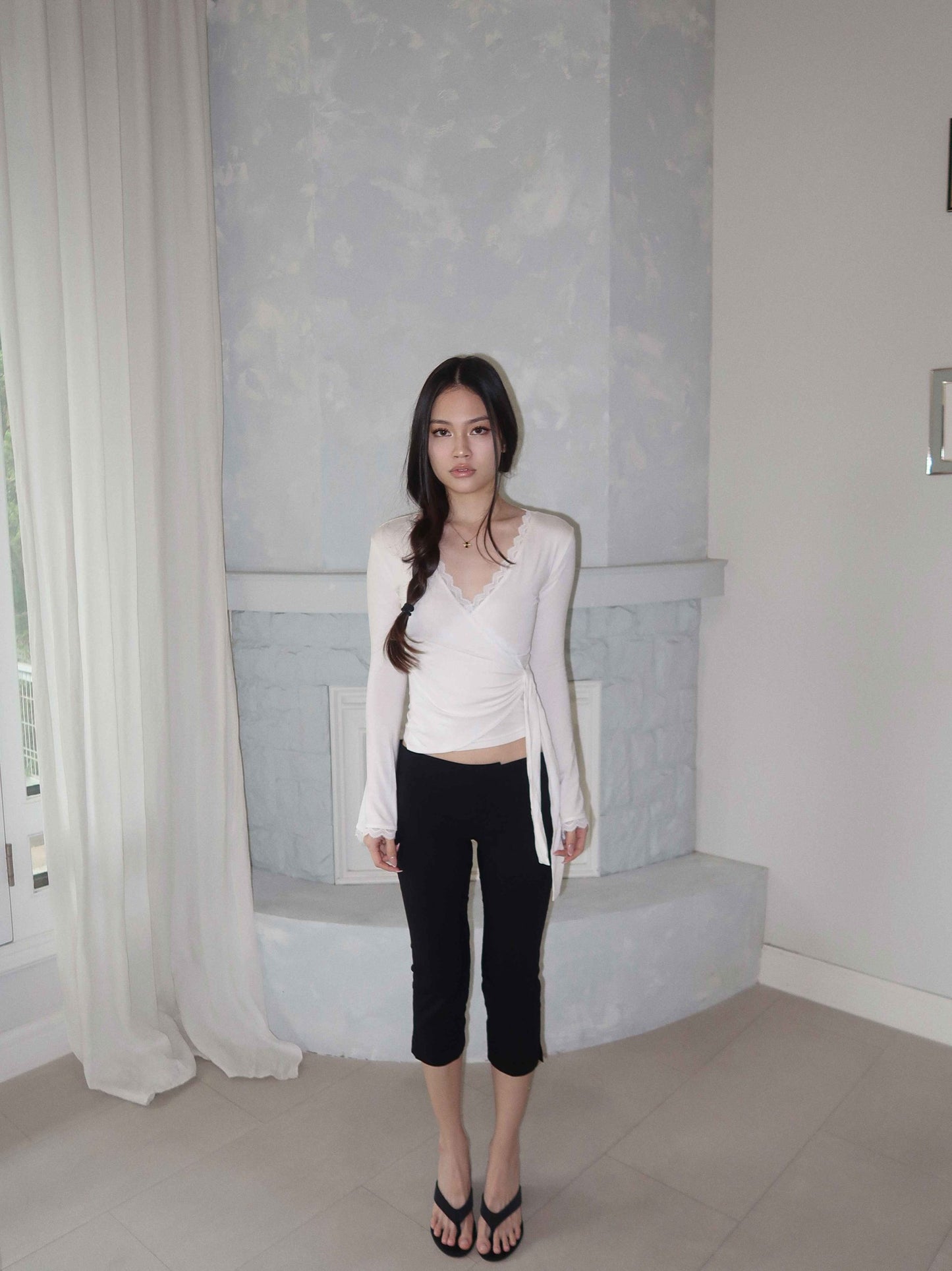 Studio Rue Wrap Lace Top