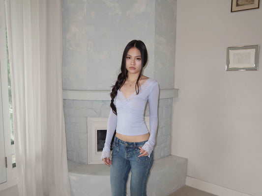STUDIO RUE Soft Lace Top
