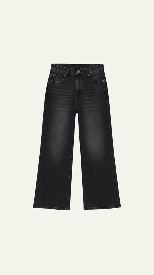 GRAY WASHED DENIM JEANS