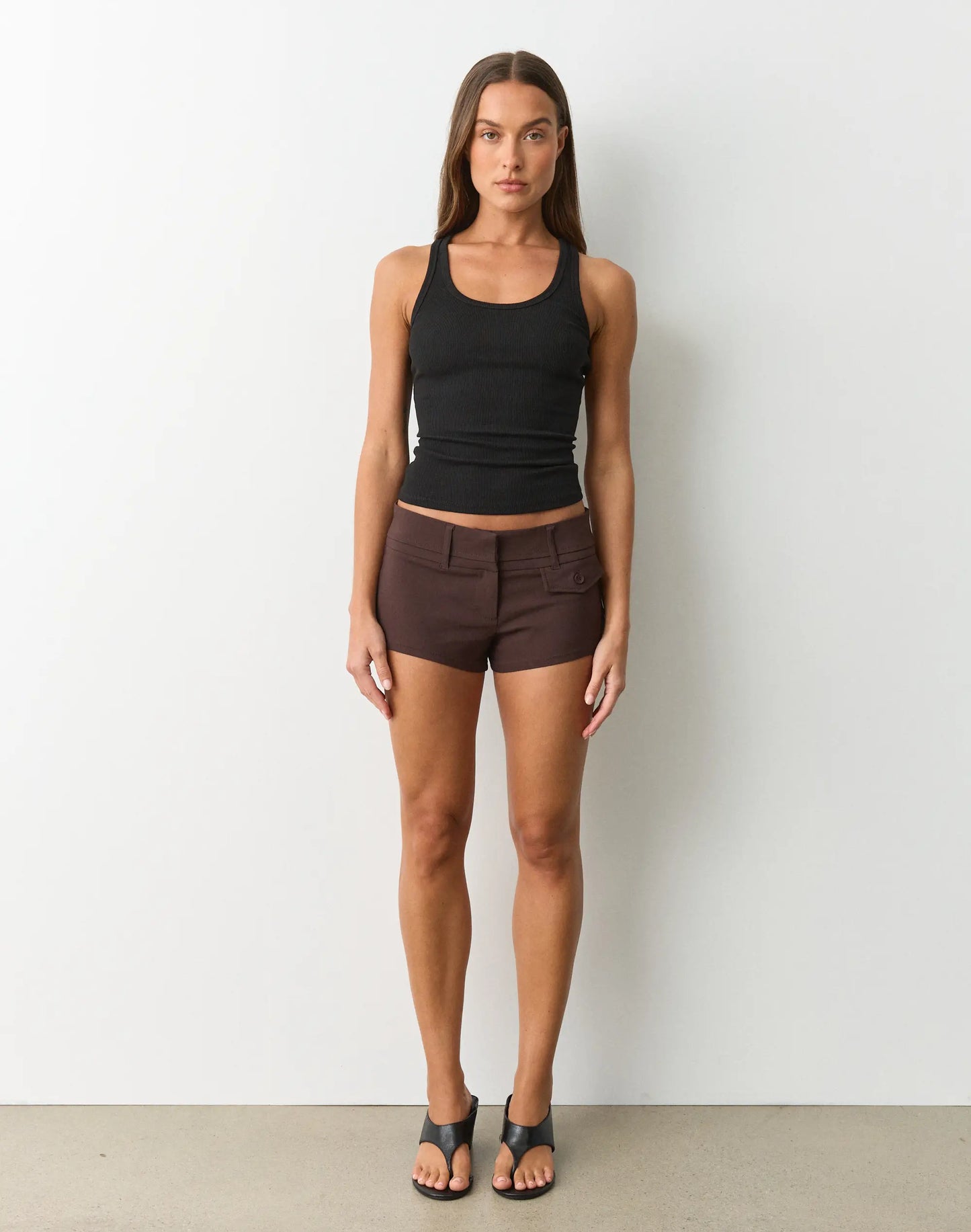 Glassons Tailored Micro Short BROWN