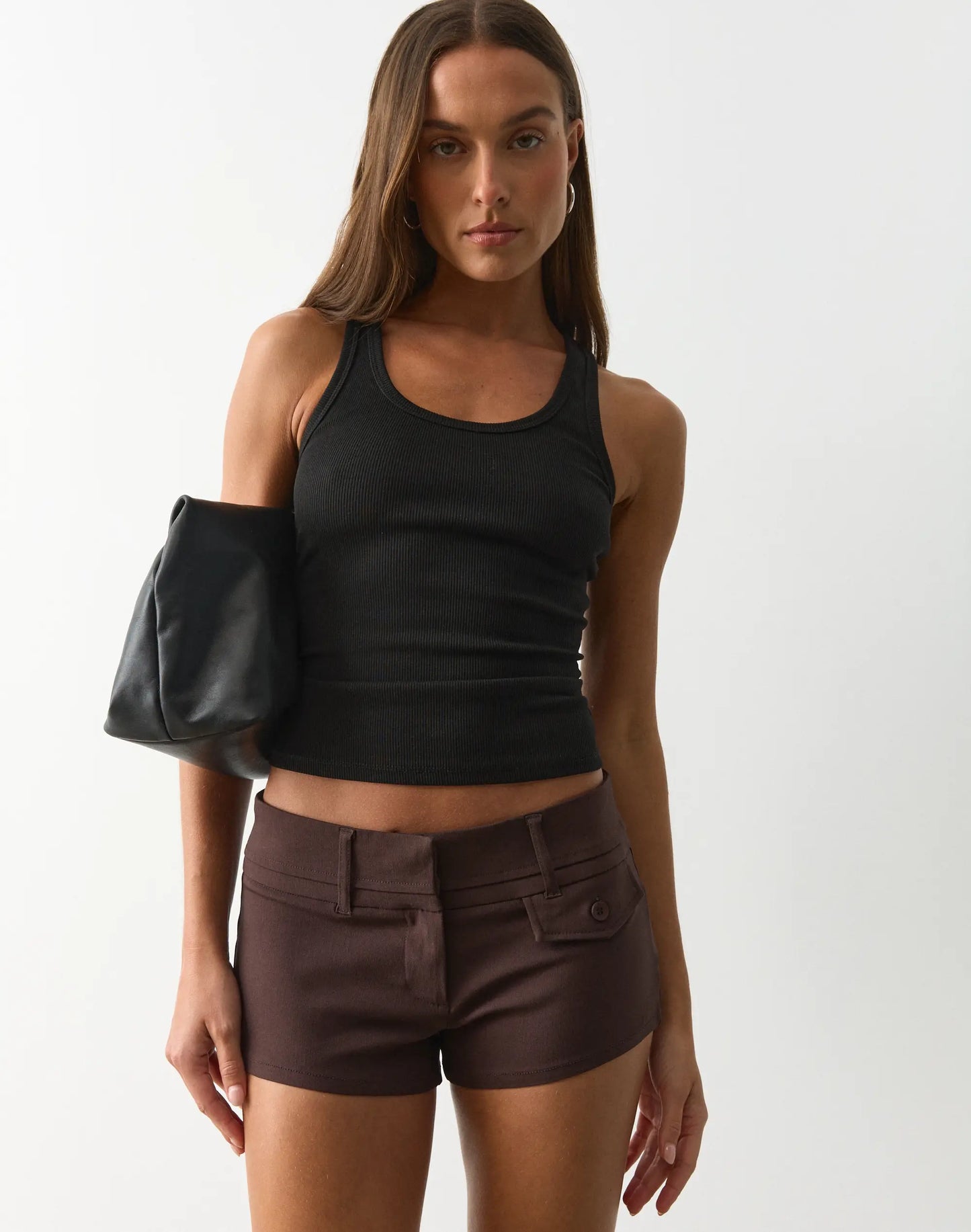Glassons Tailored Micro Short BROWN