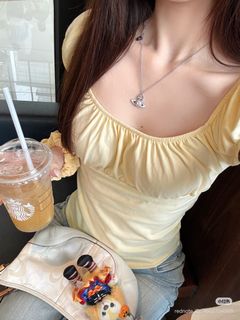 BRANDY Casey Top- YELLOW
