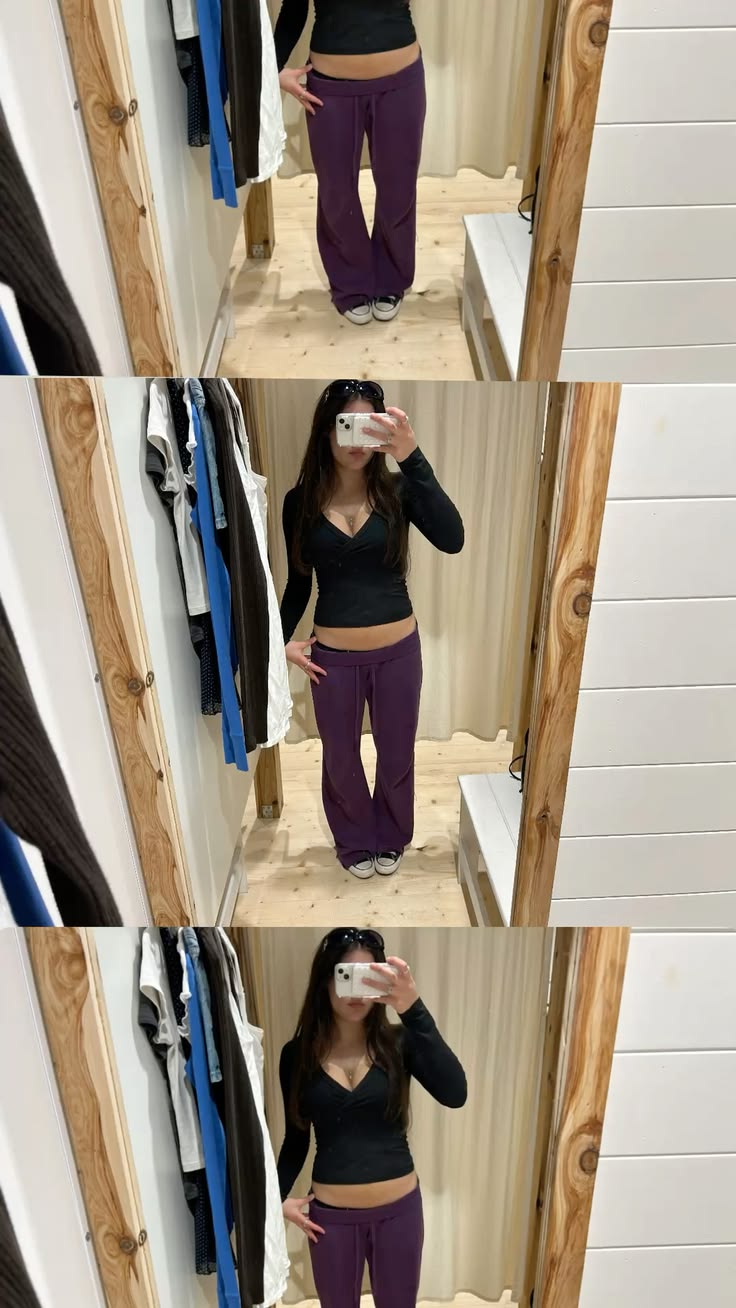 BRANDY HILARY YOGA PANTS  -PLUM