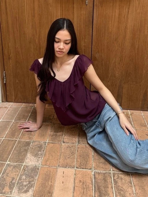 STUDIO RUE FRILL TOP