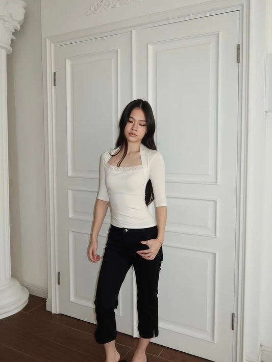NUDETHELABEL POSY TOP