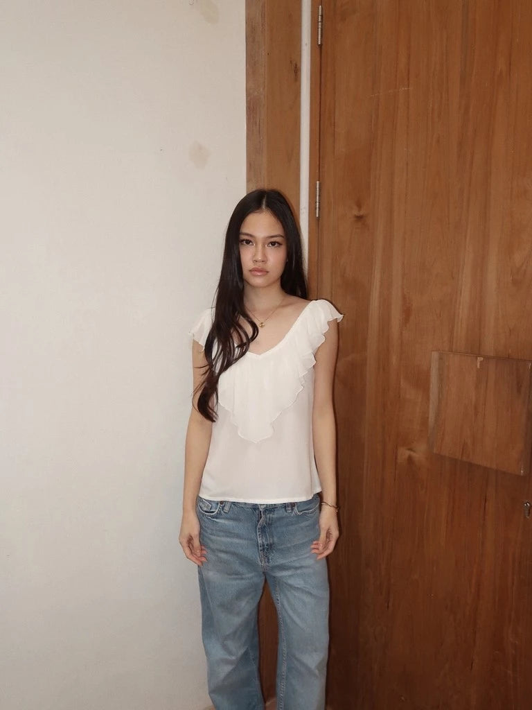 STUDIO RUE FRILL TOP