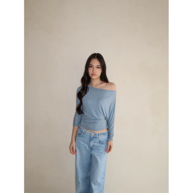 NUDETHELABEL SLOUCHY TOP