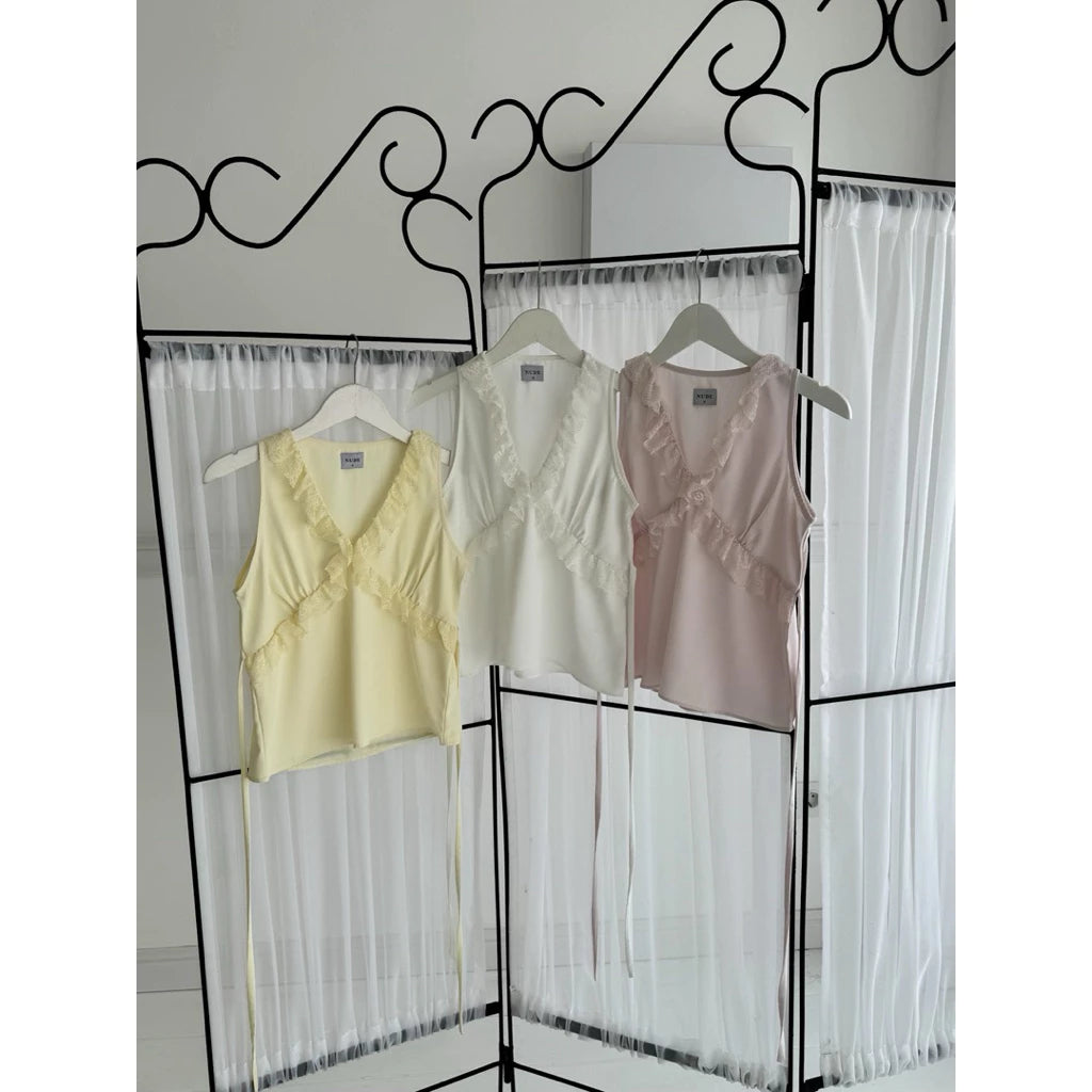 NUDETHELABEL PETAL TOP